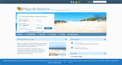 Desktop Screenshot of playadebolonia.es