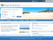 Tablet Screenshot of playadebolonia.es